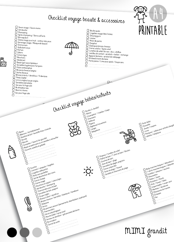 Checklist Voyage Listing Des Affaires A Ne Pas Oublie Pour Les Vacances