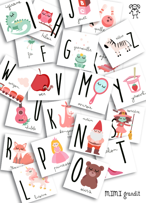 Abecedaire Magnets Fichiers A Telecharger A Faire Imprimer Par Photobox