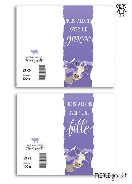 Revelation Sexe Bebe Etiquette Tablette Chocolat A Telecharger Fille Garcon