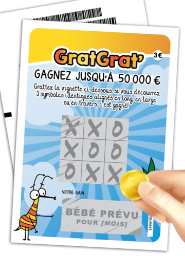 carte à gratter mois de naissance