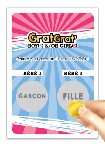 carte à gratter annonce sexe bébé jumeaux
