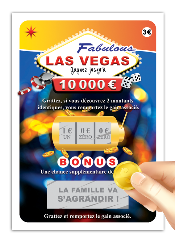 carte à gratter annonce grossesse las vegas papier