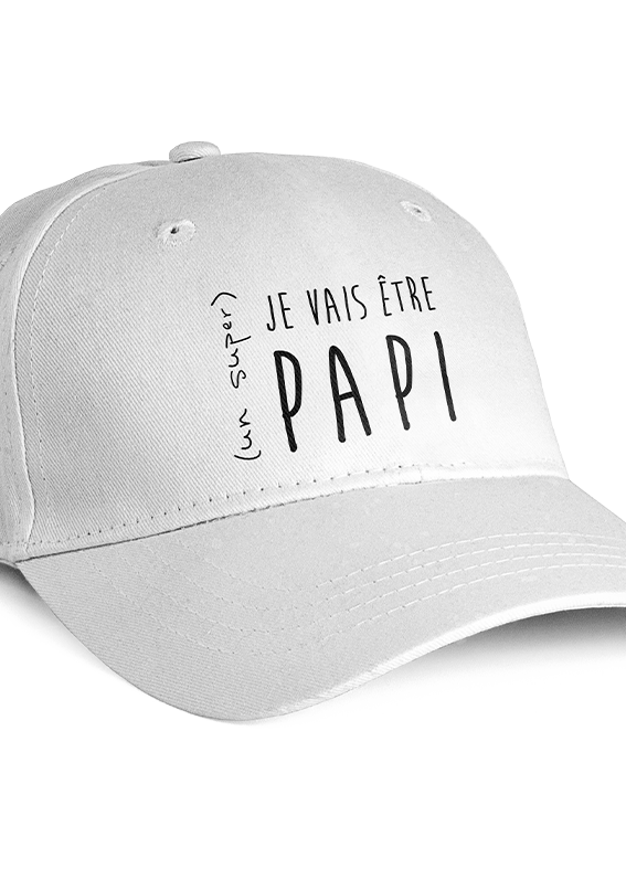 casquette annonce grossesse casquette super papi