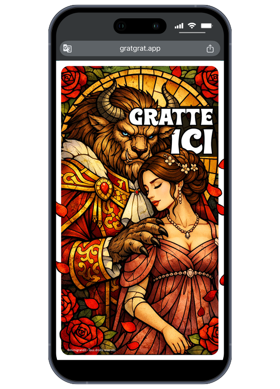 invitation-numerique-la-belle-et-la-bete-rose