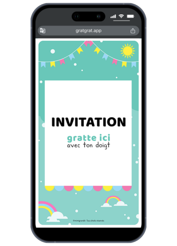 carte-invitation-anniversaire-enfant-virtuelle-arc-en-ciel-fanions