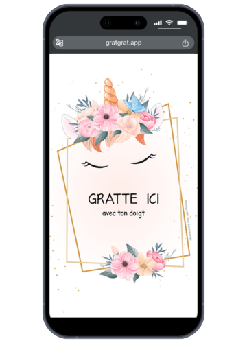 carte-a-gratter-personnalisable-virtuelle-licorne