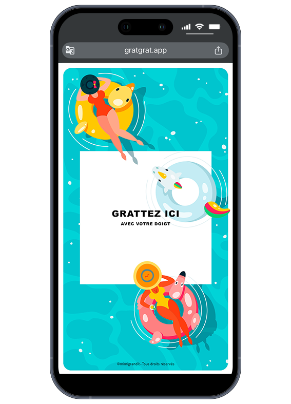 piscine-pool-party-invitation-sur-telephone-bouee-licorne-soleil