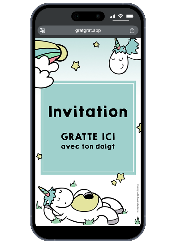 invitation-virtuelle-anniversaire-fille-theme-licorne-arc-en-ciel-magique