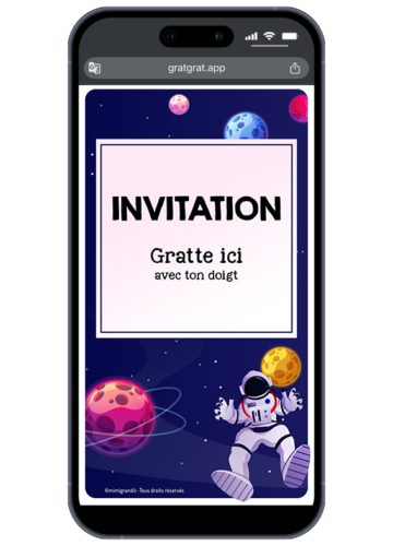 invitation-virtuelle-espace-astronaute-lune-etoiles-planetes
