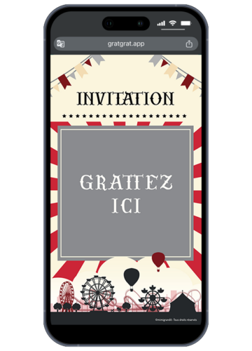 invitation-virtuelle-theme-fete-foraine-grande-roue-pomme-amour