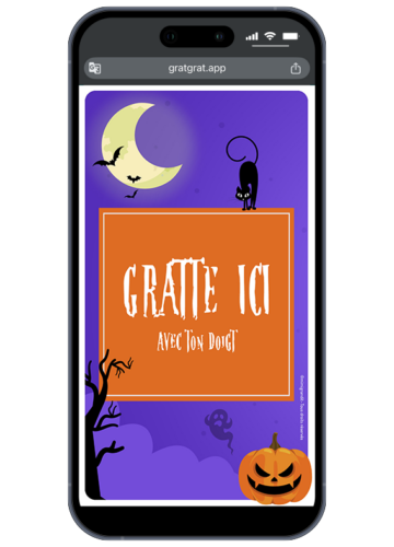 invitation-virtuelle-halloween-fantôme-citrouille-chat-noir