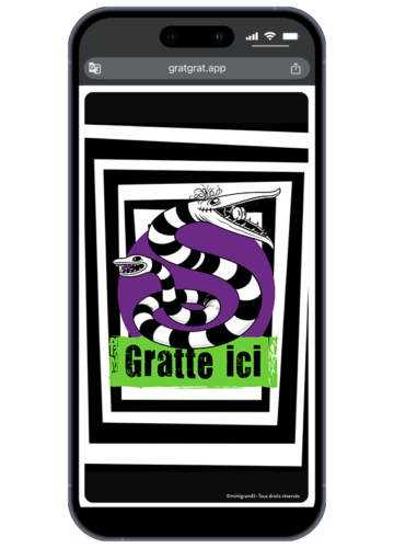 invitation-numerique-a-gratter-gothique-serpent-raye-noir-blanc
