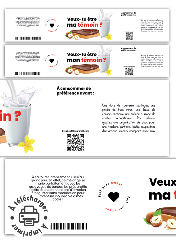 Cadeau invité témoin mariage étiquette personnalisée à imprimer. Cadeau invité témoin mariage étiquette personnalisée à imprimer.