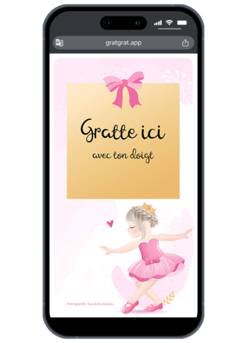 invitation-virtuelle-anniversaire-ballerine-danseuse-tutu-rose