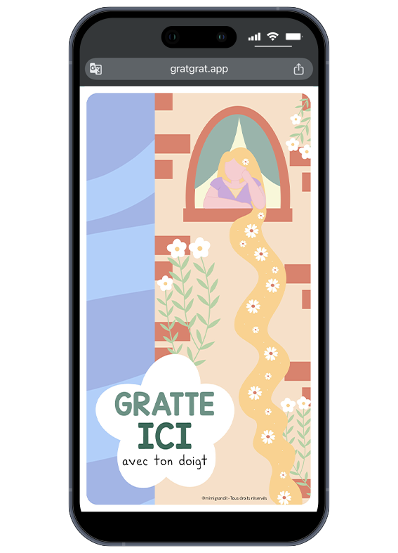 invitation-virtuelle-anniversaire-raiponce-carte-a-gratter