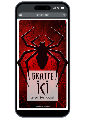 invitation-virtuelle-a-gratter-araignee-super-heros-toile-rouge