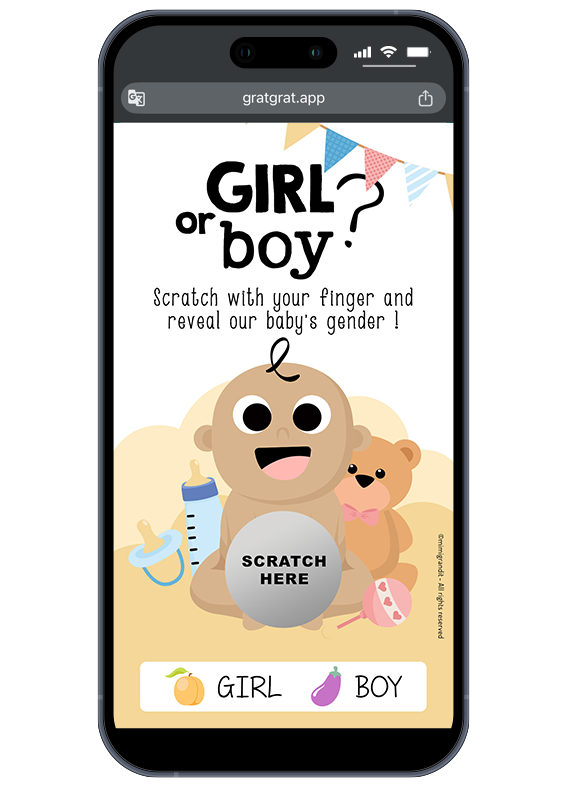 carte-a-gratter-numerique-anglais-gender-reveal-bebe-metisse