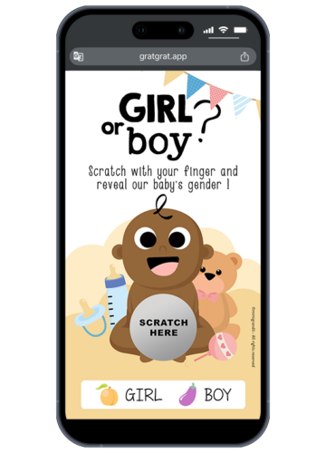 carte-a-gratter-numerique-anglais-gender-reveal-bebe-peau-noire