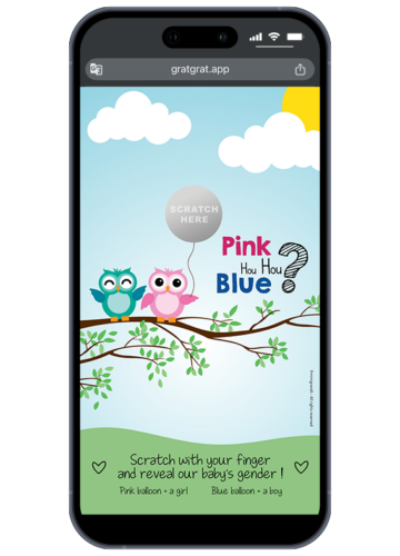 carte-a-gratter-numerique-anglais-hiboux-gender-reveal-balloon