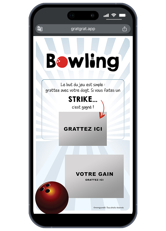 annonce-sexe-bebe-virtuelle-carte-gratter-bowling-strike