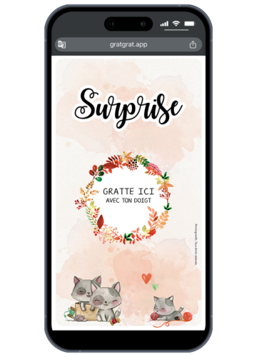 annonce-sexe-bebe-carte-a-gratter-numerique-chats-mignons-aquarelle
