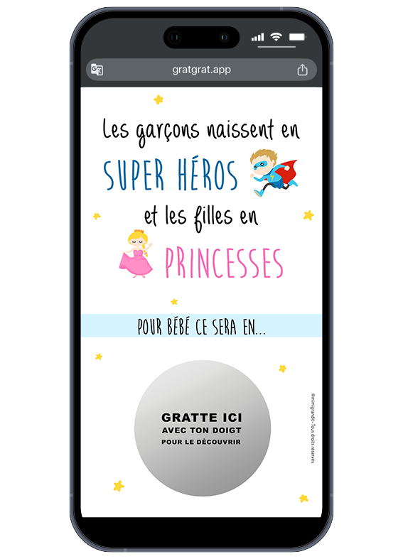 carte-virtuelle-annoncer-le-sexe-de-bebe-princesse-super-heros