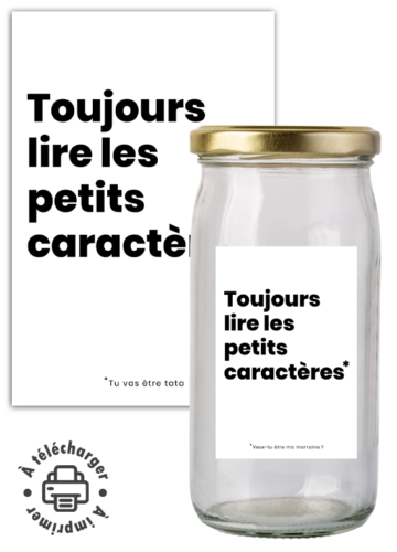 annonce de grossesse etiquette famille parrain marraine a imprimer